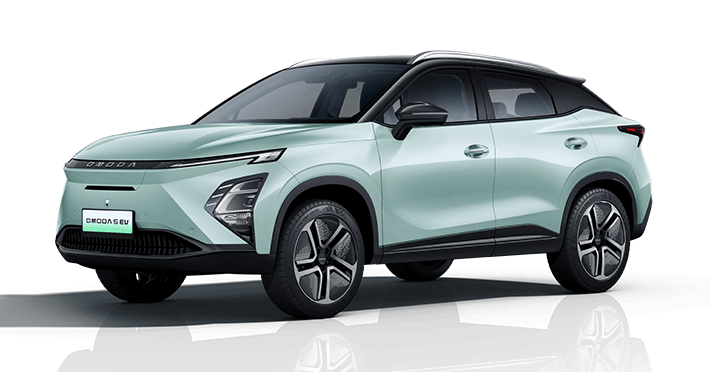 Omoda 5 EV vista laterale